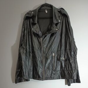 Men's Halloween Faux Leather T Birds Grease Costume Jacket‎ XXL